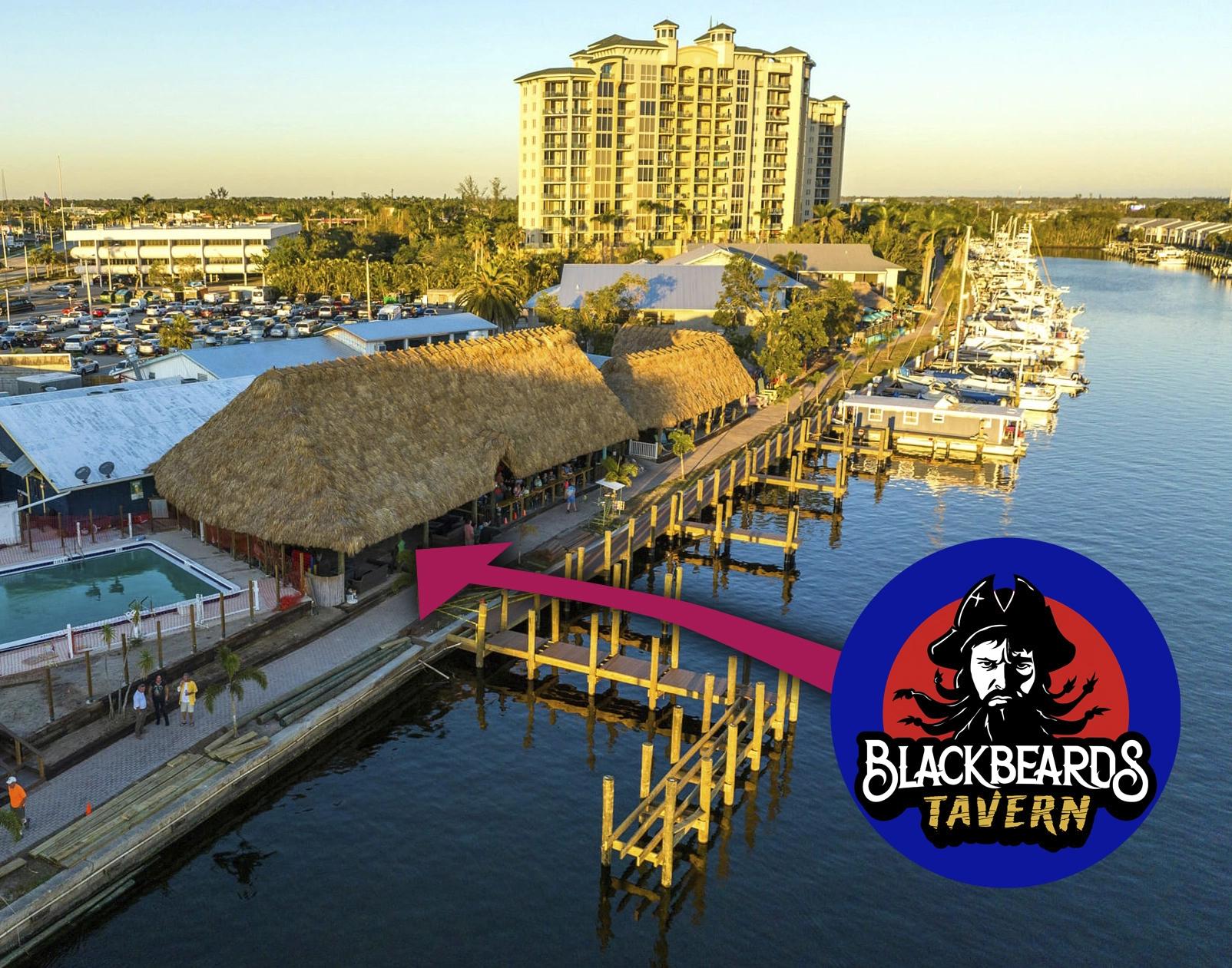 Blackbeards Waterfront Tavern in North Fort Myers